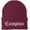 Maroon, variant on Compton Embroidered Beanie Knit Watch Skull Cap with Old English Letters | Warm Winter Hat (White)