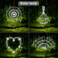 thumbnail image 6 of Rirool 2 Pack Solar Garden Lights, 120 LED Solar Firework Lights for Pathway, Yard, Party, Christmas Decor, Cool White, IP65 Waterproof, DIY Copper Wire, Auto On/Off, 6 of 8