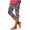 Multicolor#09, variant on cocolona Summer High Waist Capri Leggings for Women Floral Printing Stretch Slim Gym Running Workout Yoga Pants
