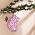 thumbnail image 7 of Salouo Cute Watermelon Flamingo Print Christmas Stockings,Large Xmas Stocking Set of 1 Holiday and Farmhouse Stocking for Christmas Holiday Party Decoration(17.7*11 Inch), 7 of 7