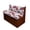 250 Years Hibiscus, variant on Yuyamidu Cobweb RV Dinette Seat Covers Halloween Camper Cushion Cover Booth Seats Replacement Black Camper Cushion Slipcovers Soft RV Couch Cushion Covers
