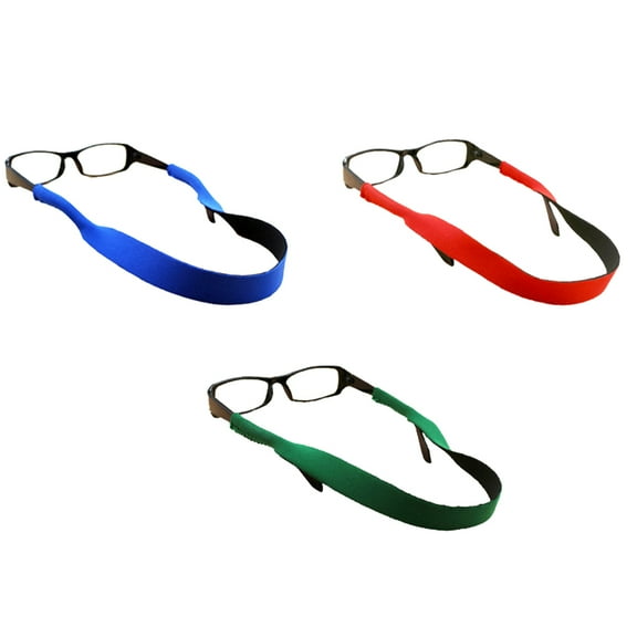 HONMEET 3Pcs Eyeglasses Cord for Sports Stretchy Sunglasses Strap Assorted Color
