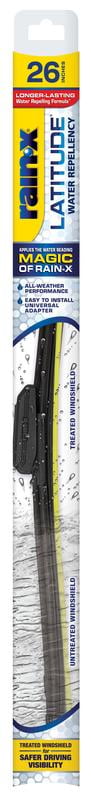 Rain-X Latitude Water Repellency 26' 2-in-1 Windshield Wiper Blade