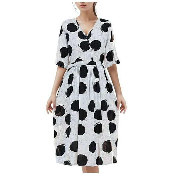 TJAZFJPA Formal Dress New Cotton Silk Dress French Waist Summer Can Wear Loose Floral Midi Skirt Plus Size Birthday Dress Sexy Black Dress