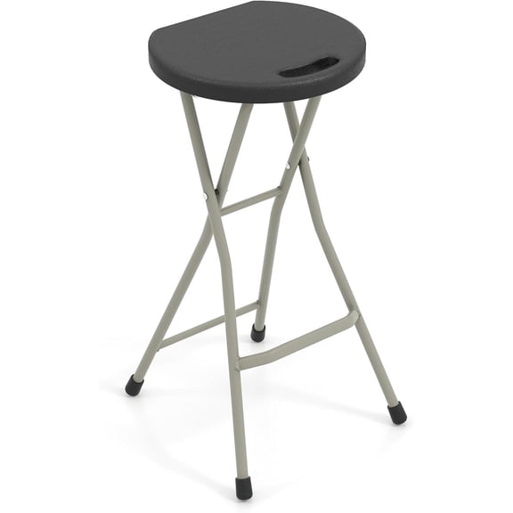 JESIN Backless Portable Collapsible and Steel Frame Bar Stools