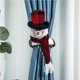 thumbnail image 2 of Yuarrent 2 UNIDS Cortina de Navidad Hebilla Muñeco de Nieve Cortina Tieback Santa Cortina Hebilla Tieback Titular de la Cortina para el Hogar Kits de decoración para fiestas Yuarrent HA038827-00, 2 of 6