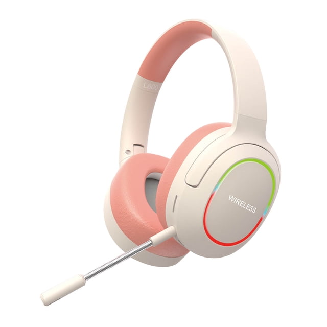 Birdeem Speakers Bluetooth Wireless, Headphones Wireless Bluetooth, L800 Over-Ear Bluetooth Headphones Led Lighting Foldable Wireless Headphones Low Latency with Microphone and Breathing