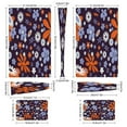 thumbnail image 3 of Floral, Brown PS5/PS5 Slim Digital Disc Skin Sticker For Console And Controller Skins, 3 of 7