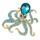 thumbnail image 1 of Broche de aleación con cristales y diamantes de imitación para mujer, color 4, como, 1 of 6