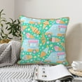 thumbnail image 6 of Kll Icecream Truck Decorative Throw Pillow Covers Velvet Soft For Couch Sofa Bedroom Living Room Outdoor -20"X20", 6 of 8
