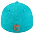 thumbnail image 4 of Men's New Era  Aqua Miami Dolphins Stripes 39THIRTY Flex Hat, 4 of 5