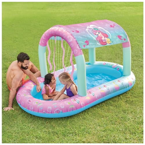 SwimWays Disney Princess Ariel Water Castle Deluxe Inflatable Above-Ground Pool