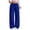 840#Royal Blue, variant on Women's Wide Leg Sweatpants Relaxed Fit Casual Lounge Pants Athletic Training Pants Drawstring Pants