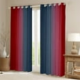 thumbnail image 2 of Erosebridal Dark Blue and Red Curtains for Bedroom,Rainbow Ombre Blackout Curtains Aesthetic Living Room Decor,Gradient Colorful Curtains & Drapes Abstract Window Curtain, 2 of 6