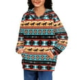 thumbnail image 4 of DISNIMO Aztec Hoodies for Boys Horse Hoodie for Kids 6-7 Hoodie Sweatshirts for Boys Like Girls Sweatshirt with Hoodies Street Wear Hoodies for Boys Hooded Pullover Sweater Casual Wear, 4 of 7
