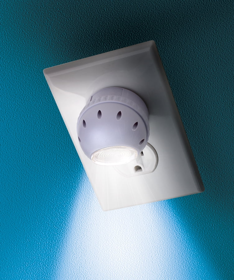 2 Pack with Rotating Head for Outlet LED Night Light Set 