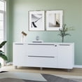 thumbnail image 6 of Credenza with 2 Drawers and 2 Doors in White, 6 of 6