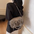 thumbnail image 3 of Bolso La Superior para Mujeres Lindas Pu Cuero Cierre Color Sólido Viajar Por, 3 of 9