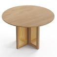 thumbnail image 5 of Pemberly Row Modern Round Dining Table with Cane Base in Natural, 5 of 5