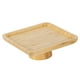 thumbnail image 5 of Soporte de bambú para tartas, bandeja de verduras, bandeja de frutas y tabla de quesos para fiestas. Amarillo 17x17x6cm, 5 of 9