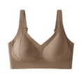 thumbnail image 2 of Sentmoon Woman Bra Womens Sports Bras Breathable Sheer Wireless Bralette Soft Stretch Seamless Comfort Light Support Solid Color Lightweight Everyday Bra for Travel Weekend and Lounge Wear, 2 of 6