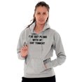 thumbnail image 4 of I've Got Plans With My Cat Tonight Hoodie Sweatshirt Women Men Brisco Brands X, 4 of 6