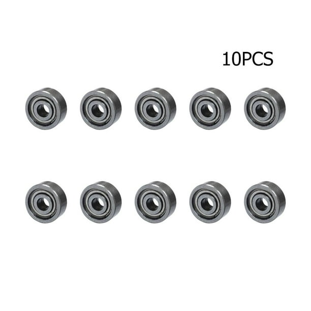 10 Uds rodamientos de bolas 3x10x4mm 623zz rodamientos en miniatura de ranura profunda de acero al carbono