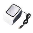 thumbnail image 1 of Boîte de Scanner de Codes-Barres USB R45 Blanche avec Alerte Buzzer Réglable, Technologie de Scan CMOS, Prend en Charge les Codes 1D (Code39/128/Codabar/93/EAN13/i25/GS1/Databar) & 2D QR, Compatible avec Windows/Android/Mac, 1 of 6