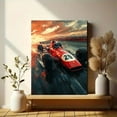 thumbnail image 6 of Vintage Formula 1 Racing Car Canvas Art Print， Suitable for Living Room， Bedroom， Office， Garage， and Man Cave Decoration., 6 of 8
