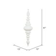 thumbnail image 5 of Vickerman 41" White Shiny Finial Ornament, 5 of 6