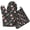 Pioneer Flower Floral-3, variant on Pioneer Flower Floral Print Pattern 2-Pack Oven Mitts Set, Heat Resistant Kitchen Gloves, 7.7" X 12"