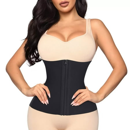 

KUMAYES Body Shaper for Women Waist Trainer Sweat Corset Tummy Control Sauna Suits Workout Gym Girdles Slimming Belly Band