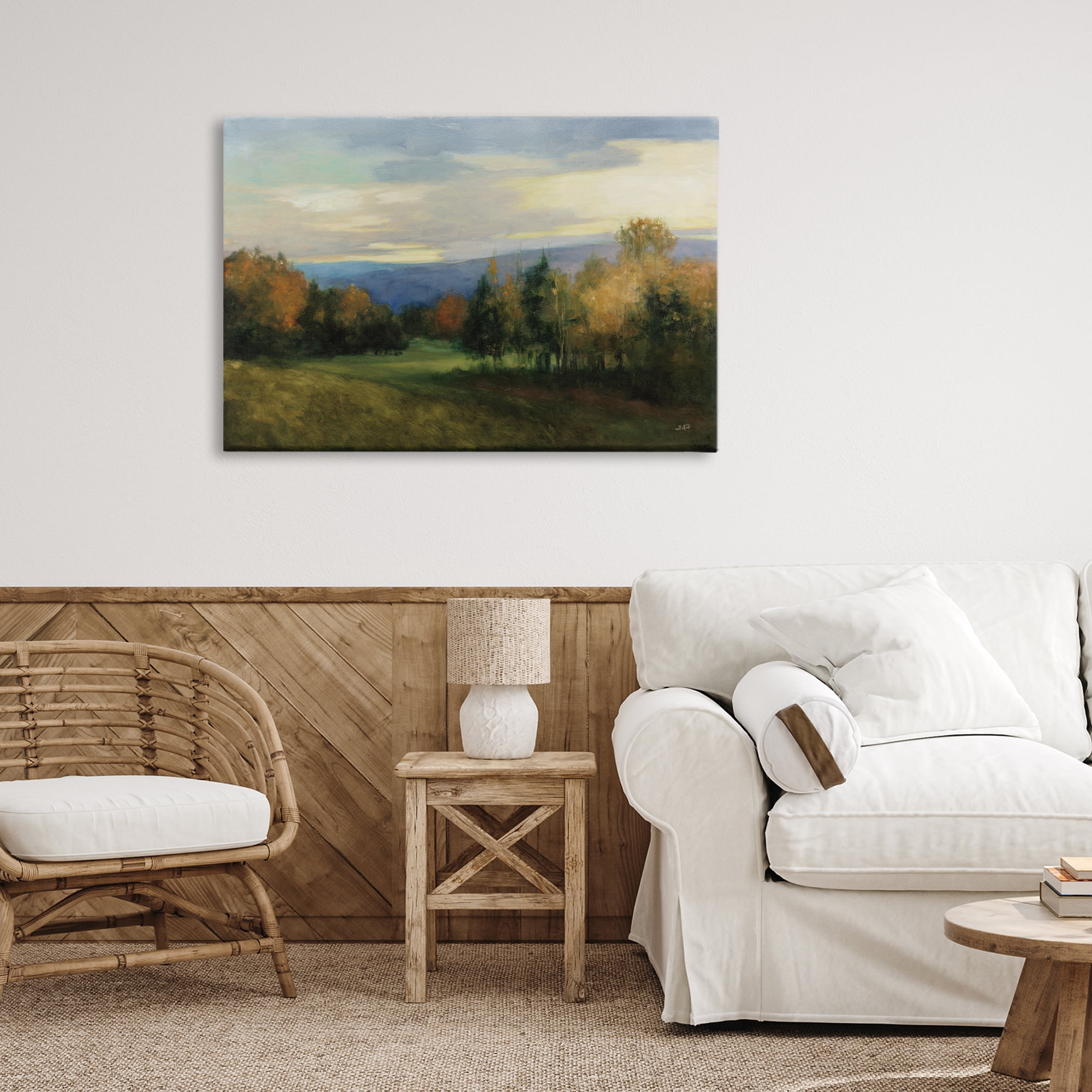 Stupell Industries October Meadow Countryside Canvas Wall Art, design by Julia Purinton