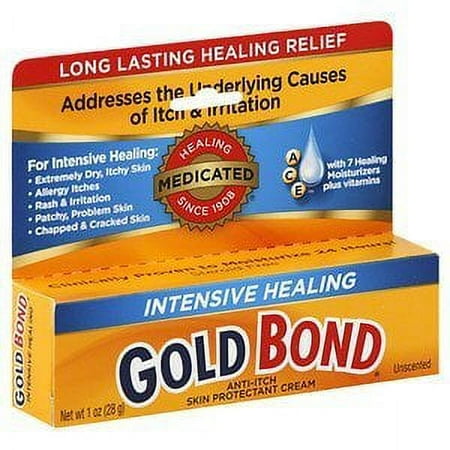 Gold Bond Intensive Healing Anti-Itch/Skin Protectant Cream, Unscented 1 oz