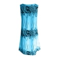thumbnail image 3 of TopLLC Robes d'Été pour Femmes 2022, Robe Bohème Décontractée Tendance, Robe Midi à Fleurs à Col Rond pour Dames Grande Taille, Robe Débardeur de Plage Ample, 3 of 4