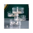 thumbnail image 1 of MPM 4 Tier Rotatable Organizer With Lid, Acrylic Jewelry Holder, Rotating Accessories Container, Clear Storage Tray for, 1 of 2