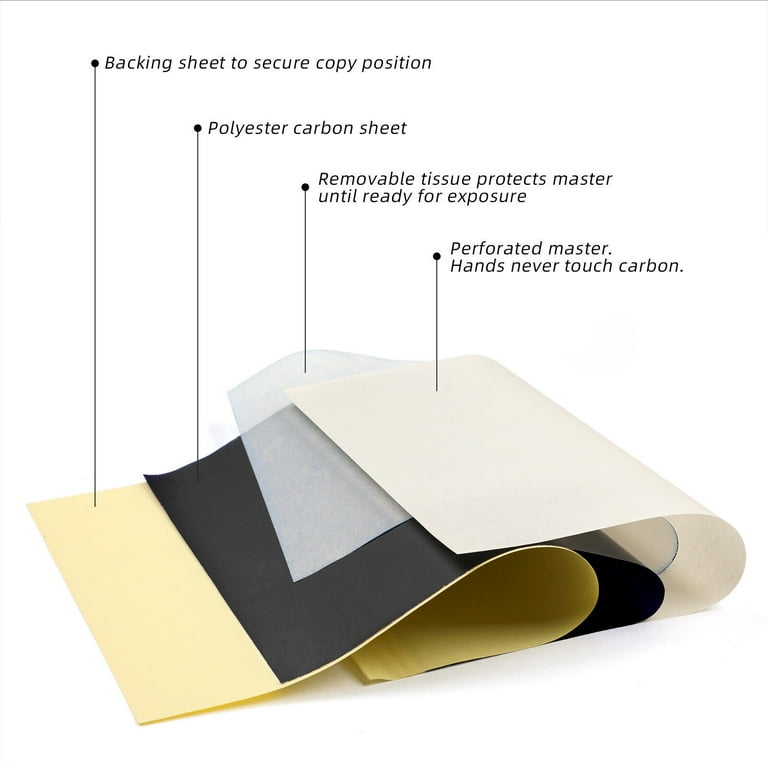 Spirit Hectograph Sheet Carbon Paper for freehand Tattoo Stencils