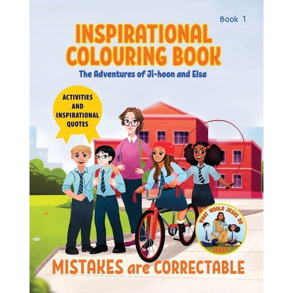 What Would Jesus Do Inspirational Colouring Book 1: Mistakes are Correctable (What Would Jesus Do Series), Book 1, (Paperback)