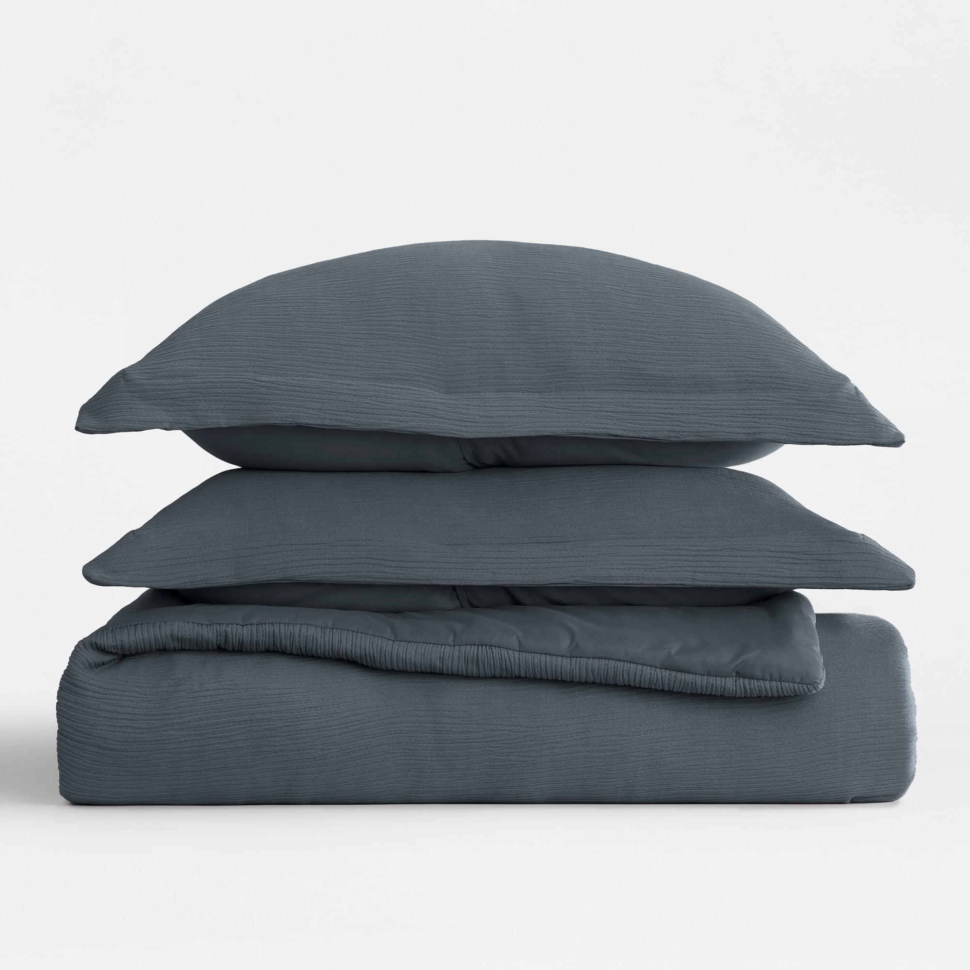 Cloud Weave Textured Comforter Set Plush All-Season Down Alternative Bedding - Comfort Canopy