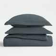 thumbnail image 5 of Cloud Weave Textured Comforter Set Plush All-Season Down Alternative Bedding - Comfort Canopy, 5 of 18