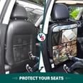 thumbnail image 5 of Car Seat Back Protector,Waterproof & Stain Resistant Kick Mats with Tablet Holder & Organizer Pockets,Easy-Clean Nylon Back Seat Protector Farm Animal, 5 of 7