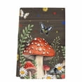 thumbnail image 2 of Spring Mushrooms Kitchen Towels Set of 1, Farmhouse Pastoral Botanical Brown Wood Absorbent Dish Towels for Kitchen, Microfiber Hand Towel, Quick Drying Tea Towel for Cleaning Decorative Dishcloths, 2 of 7
