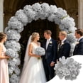 thumbnail image 5 of Real Touch Faux Hydrangea Blooms for Home Decor, Wedding Arch, Bouquet, Party Floral Arrangement, 5 of 6