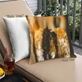 thumbnail image 1 of Ahgly Company Foods Hamburger Outdoor Throw Pillow, 18 inch by 18 inch, 1 of 6