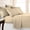 Cream, variant on Luxury Home Cooling Rayon derived Bed Sheet Set - 6-Piece Set