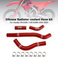 thumbnail image 1 of Silicone Radiator coolant Hose For Honda CRF250R CRF250RX 2022-2025 Red, 1 of 12