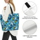 thumbnail image 3 of Balery snow board blue Bolsa Tote Estilo Estético con Cremalleras, Bolsa de Hombro, Bolsa de Compras Grande y Plegable, 3 of 8
