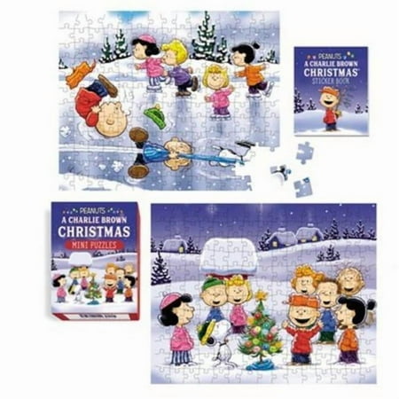 Hachette - FaithWords Books 204233 Peanuts A Charlie Brown Christmas Mini Puzzles