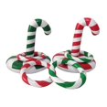 thumbnail image 2 of Matsuzay Juego de lanzamiento de anillos inflables de Navidad, anillos de plástico ligeros, juego de fiesta de Navidad, juegos familiares Kits de decoración para fiestas, 2 of 6