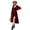 Wine, variant on Women's Tie Front Long Sleeve Slit Dress 100% Polyester Fabric Belted Sheer Panel for Elegant Evening Party Look